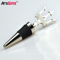 Free samples metal heart -shaped wine stopper